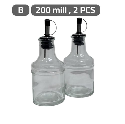 مزيتة زجاج قطعتين