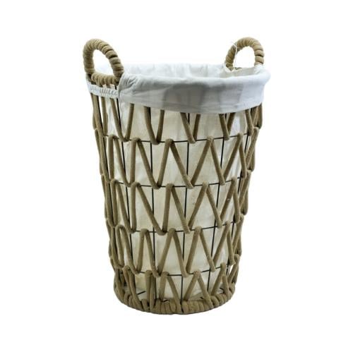سلة غسيل حديد ملبس قماش