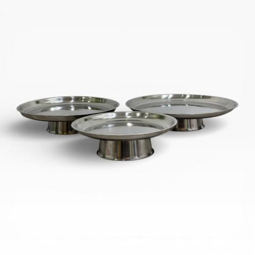 صحن كيك بقاعدة ستيل