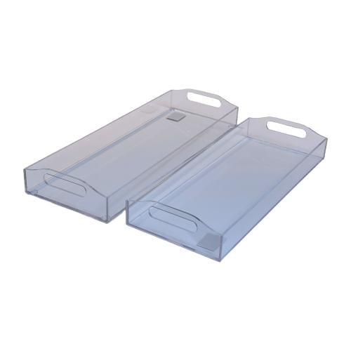 صواني اكريليك شفاف سادة