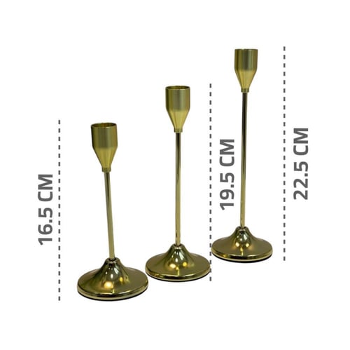 شمعدان معدني ديكور