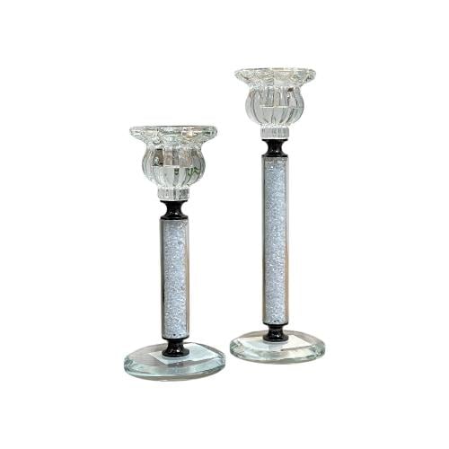 شمعدان كريستال طويل