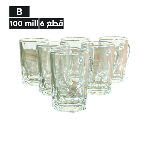 طقم بيالات شاهي زجاج