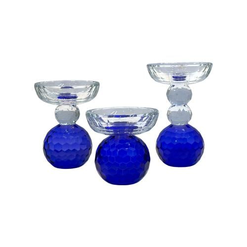 استاند كريستال أزرق ياقوتي