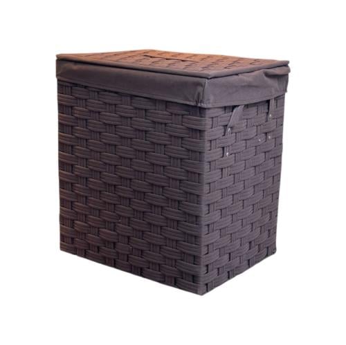 سلة غسيل بغطاء بلاستيك