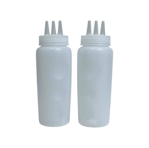 زجاجة صوص كاتشب بلاستيك قطعتين