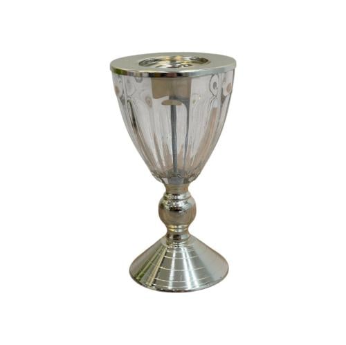 مبخرة كريستال فضي