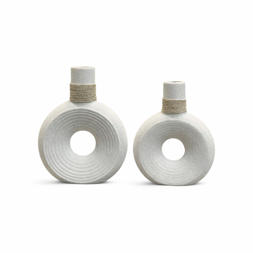 فازة سيراميك دائري