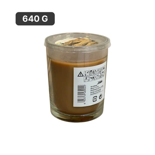 شموع معطرة كبيرة في كأس