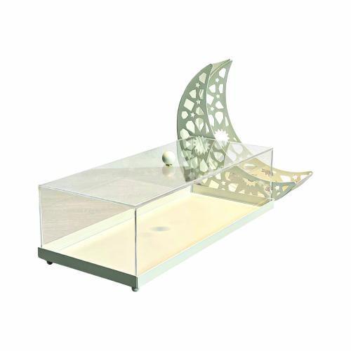 ستاند كيك غطاء اكريلك ابيض