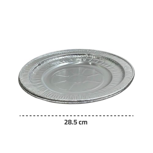 صحن قصدير دائري