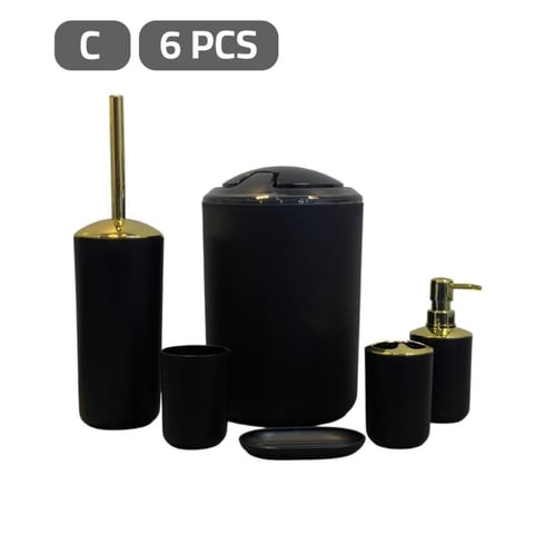 طقم ادوات نظافة الحمام 6 قطع