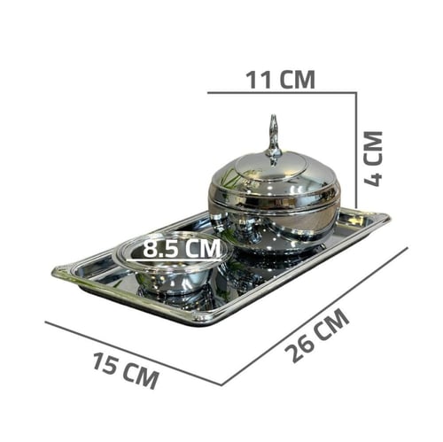 طقم تمرية ستانلس ستيل