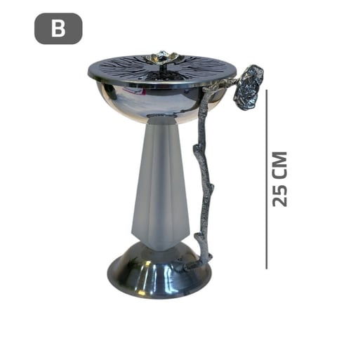 مبخرة وردة ستيل