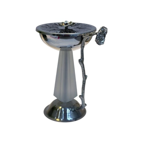 مبخرة وردة ستيل