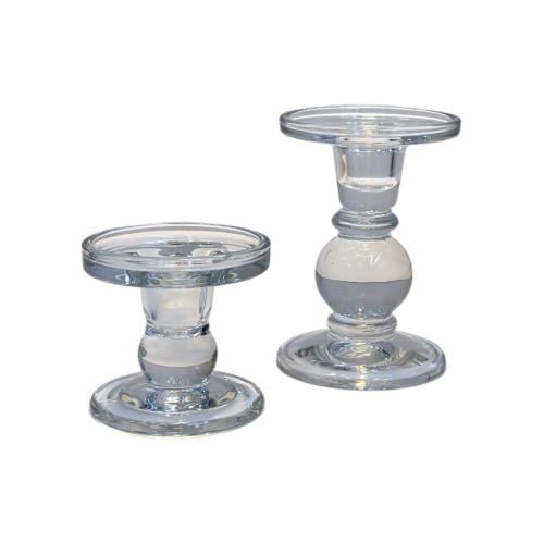 شمعدان زجاج دائرى