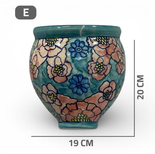 فازة خزف أخضر