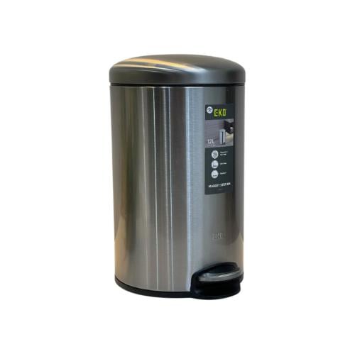 سلة مهملات EKO ستانلس ستيل دعاس