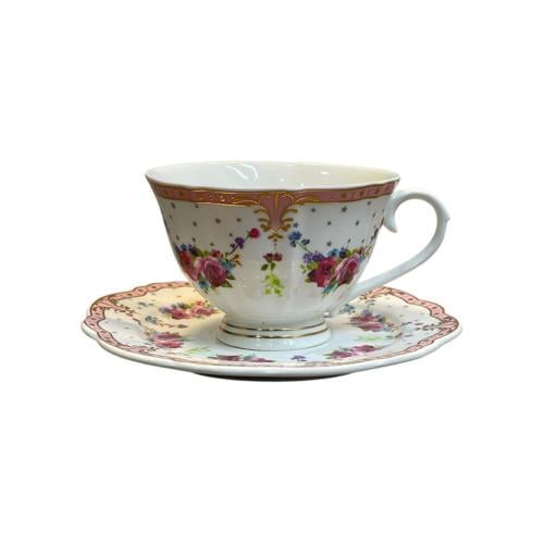 كوب سيراميك مع صحن 250 ملل