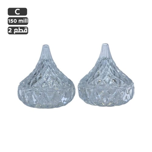 طقم سكرية زجاج