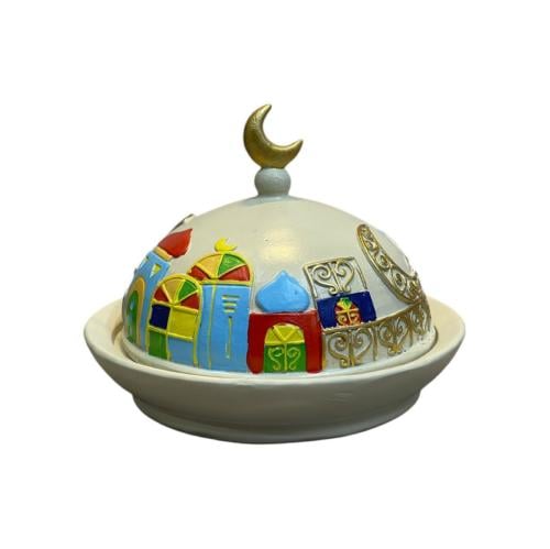 وعاء تقديم بنقشة رمضانية