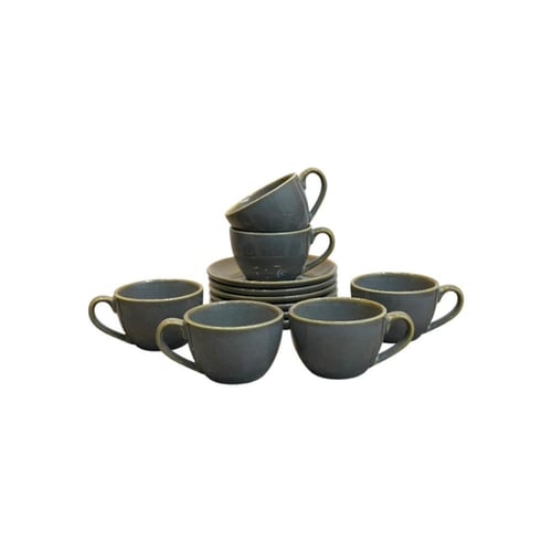 طقم أكواب سيراميك 6 أشخاص