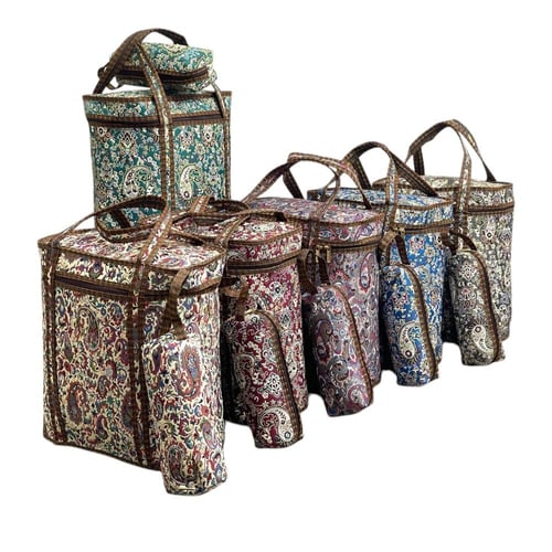 طقم شنطة ترامس فاخرة مع حافظة فناجيل