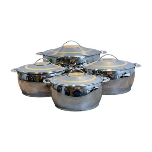 حافظات ستيل هندي خط ذهبي