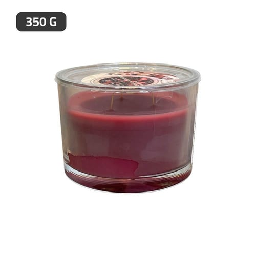 شمع بكأس زجاج روائح متنوعة