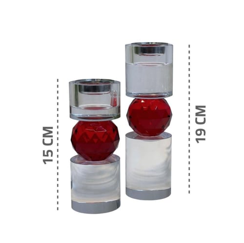 مباخر مميزه قطعتين كرة زجاج