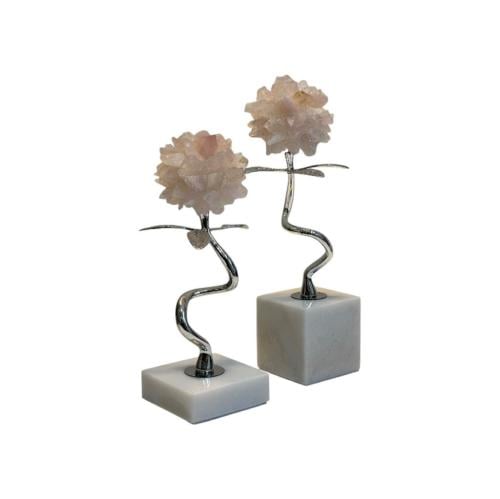 تحفة وردة زجاج