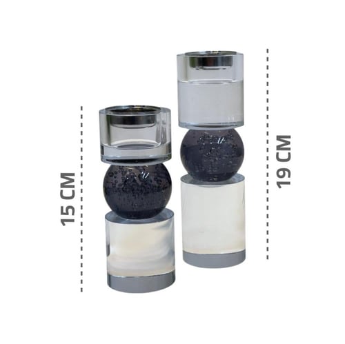 مباخر مميزه قطعتين كرة زجاج