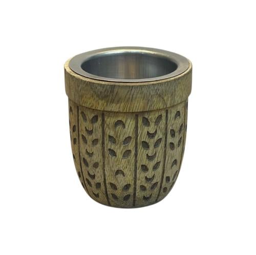 مبخرة سطوانية خشب هندي