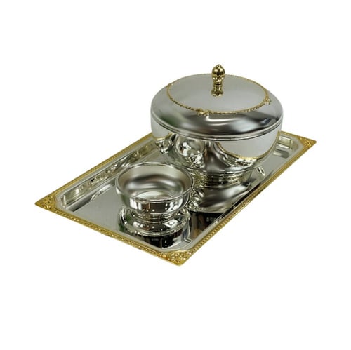 طقم تمرية ستانلس ستيل 13 سم