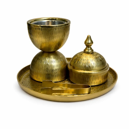 طقم مبخرة المونيوم هندي