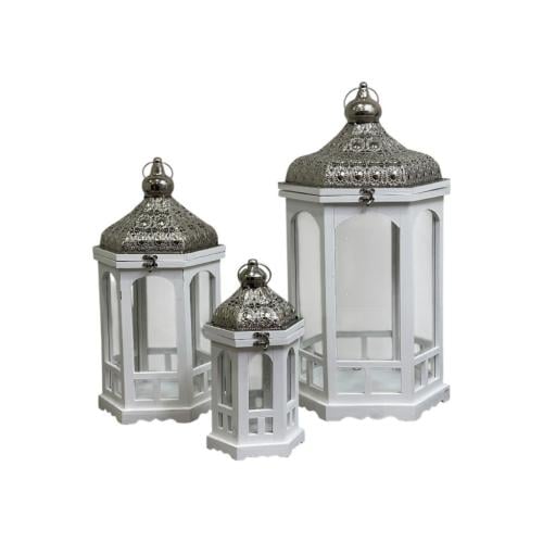 فانوس خشب سداسي