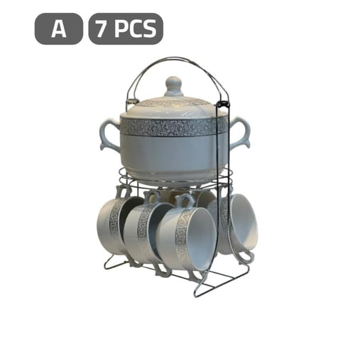 طقم شوربة سيراميك 7 قطع