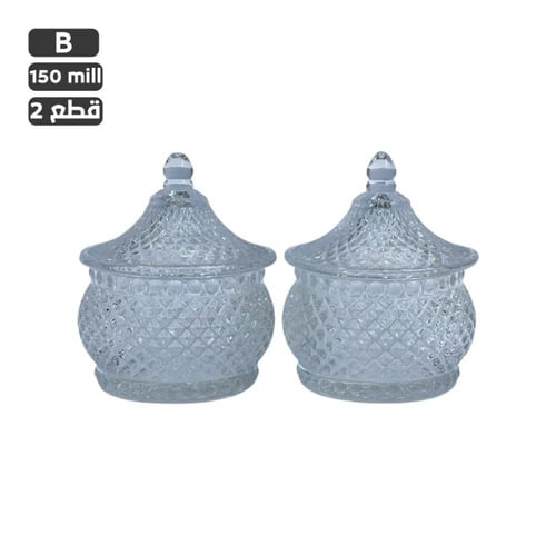 طقم سكرية زجاج