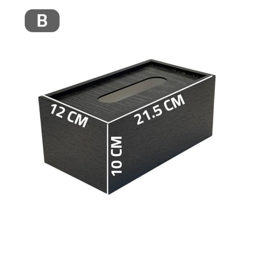 علبة مناديل خشب بامبو