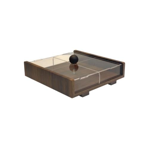 صحن ضيافة خشب مقسم