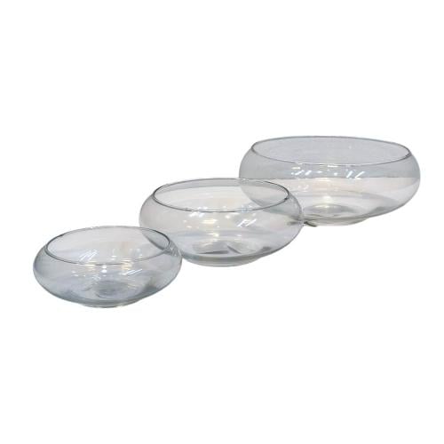 فازة قزاز شفاف دائري