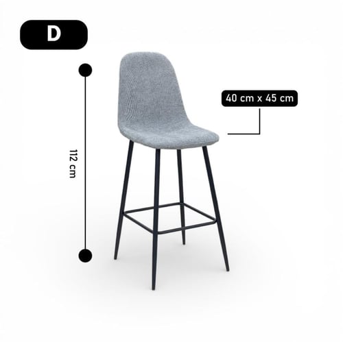 كرسي مطبخ قماش كتان