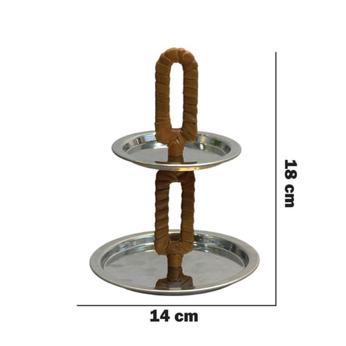 طقم ستانلس ستيل مع الجلد الفاخر