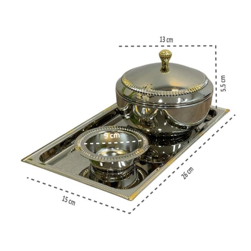 طقم تبسي مع تمرية لونين