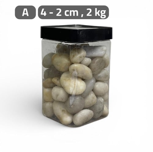 علبة حصى ملون