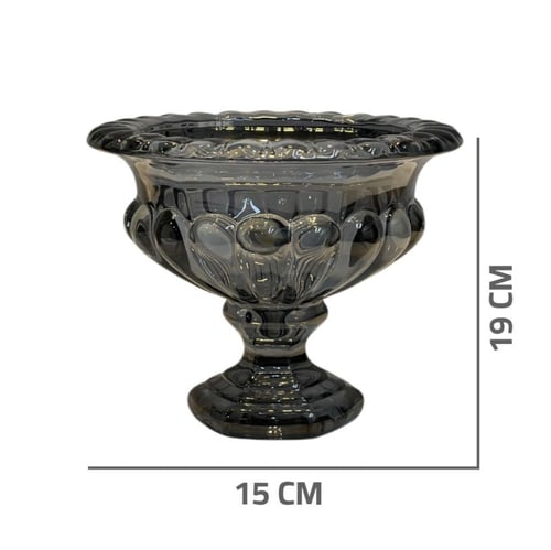 فازة زجاج شكل كأس