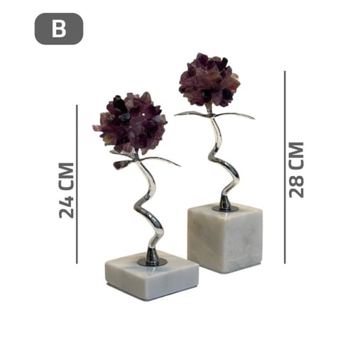 تحفة وردة زجاج