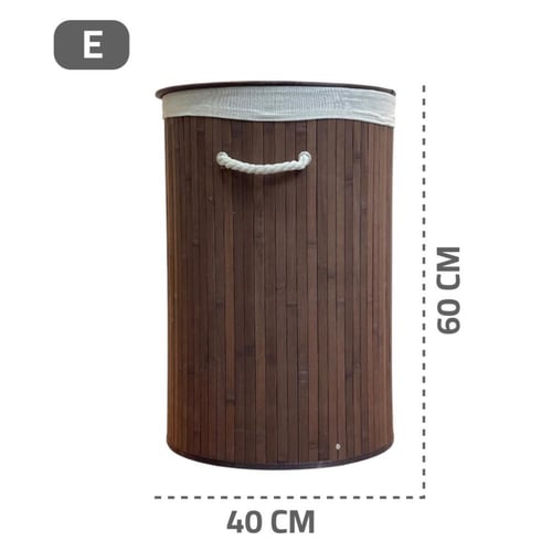 سلة غسيل ملابس خشب