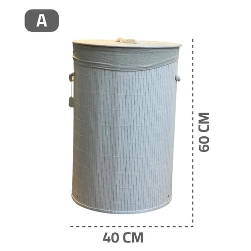 سلة ملابس الغسيل خشب