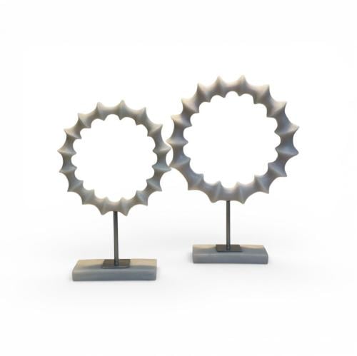 تحفة رخام دائرية